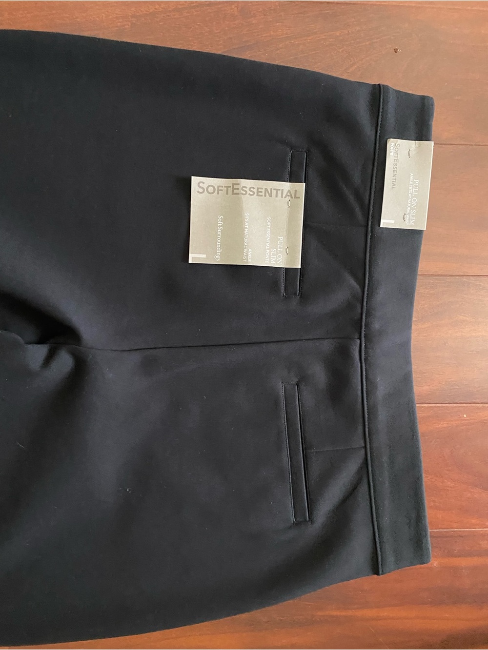 Soft Surroundings Women's Black Dress Pants